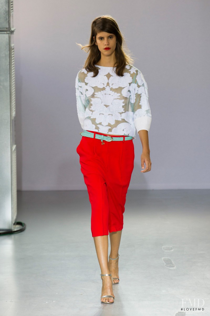 Antonina Petkovic featured in  the Frankie Morello fashion show for Spring/Summer 2014