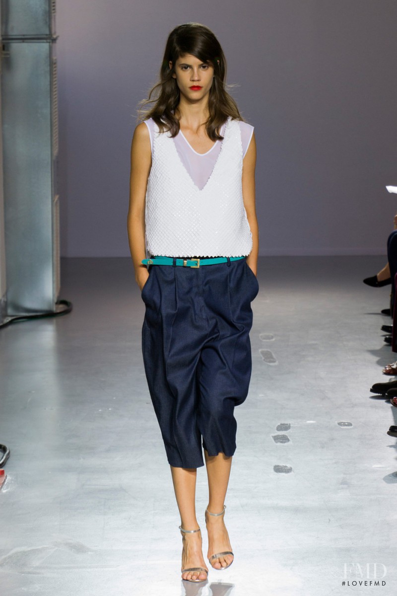Antonina Petkovic featured in  the Frankie Morello fashion show for Spring/Summer 2014