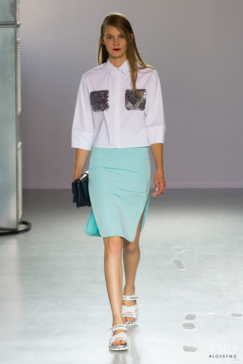 Nele Kenzler featured in  the Frankie Morello fashion show for Spring/Summer 2014