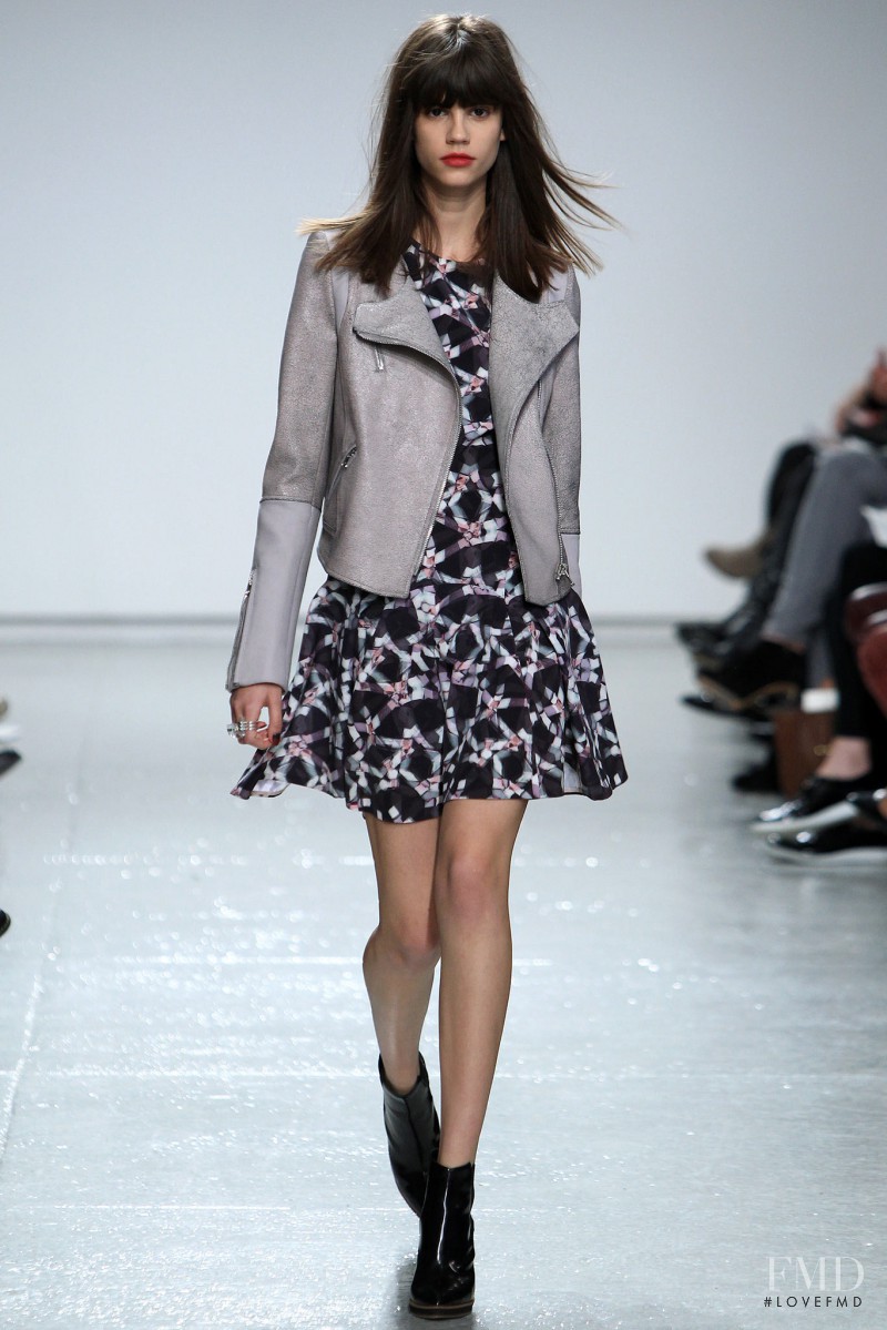 Antonina Petkovic featured in  the Rebecca Taylor fashion show for Autumn/Winter 2014