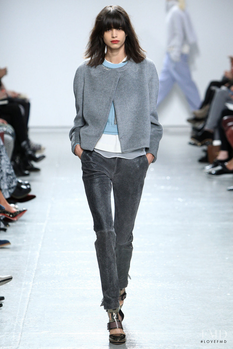 Mica Arganaraz featured in  the Rebecca Taylor fashion show for Autumn/Winter 2014