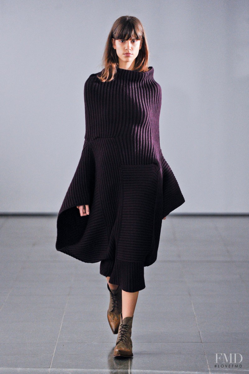 Antonina Petkovic featured in  the Joseph fashion show for Autumn/Winter 2014