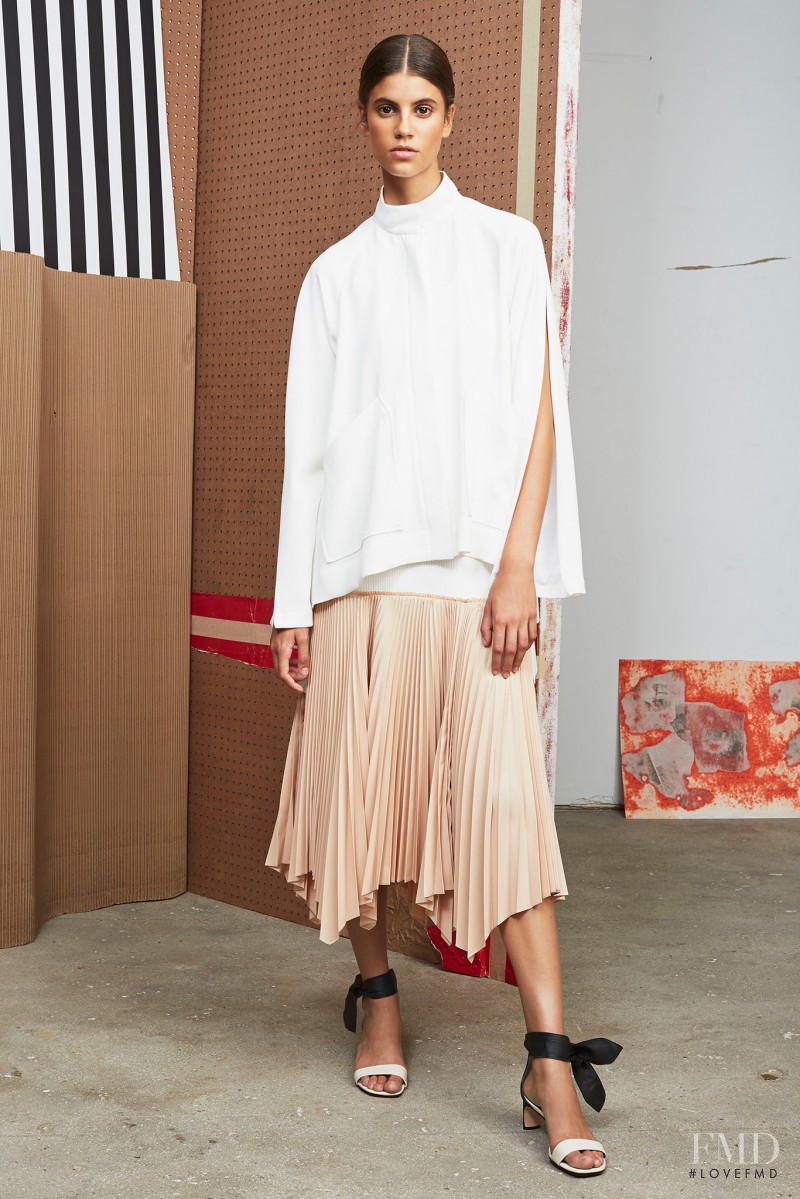 Antonina Petkovic featured in  the Derek Lam 10 Crosby fashion show for Spring/Summer 2015