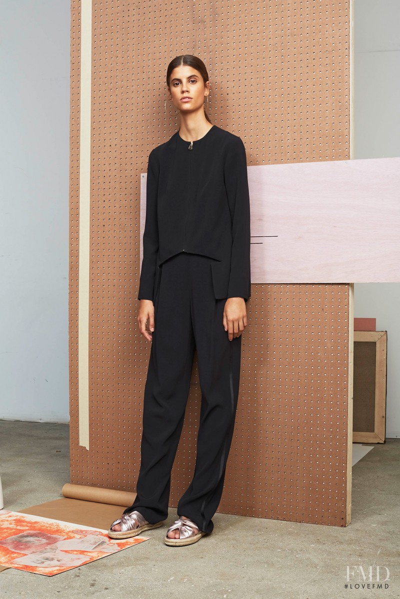 Antonina Petkovic featured in  the Derek Lam 10 Crosby fashion show for Spring/Summer 2015