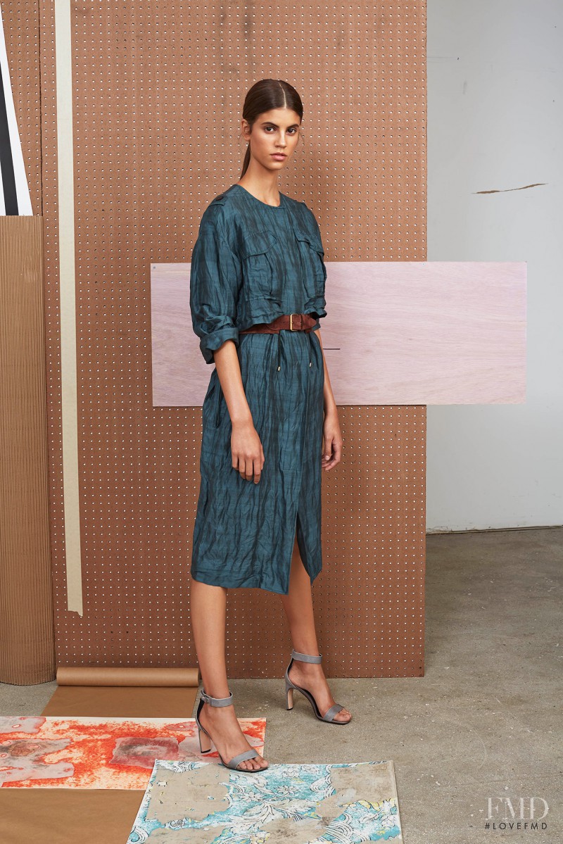 Antonina Petkovic featured in  the Derek Lam 10 Crosby fashion show for Spring/Summer 2015