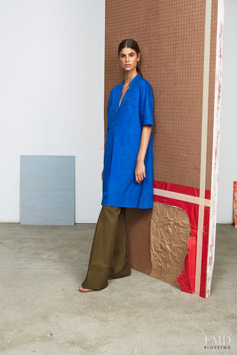 Antonina Petkovic featured in  the Derek Lam 10 Crosby fashion show for Spring/Summer 2015