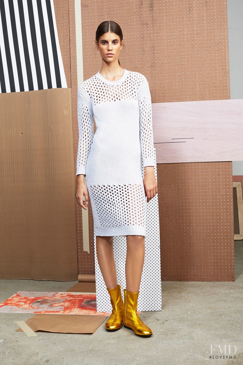 Antonina Petkovic featured in  the Derek Lam 10 Crosby fashion show for Spring/Summer 2015