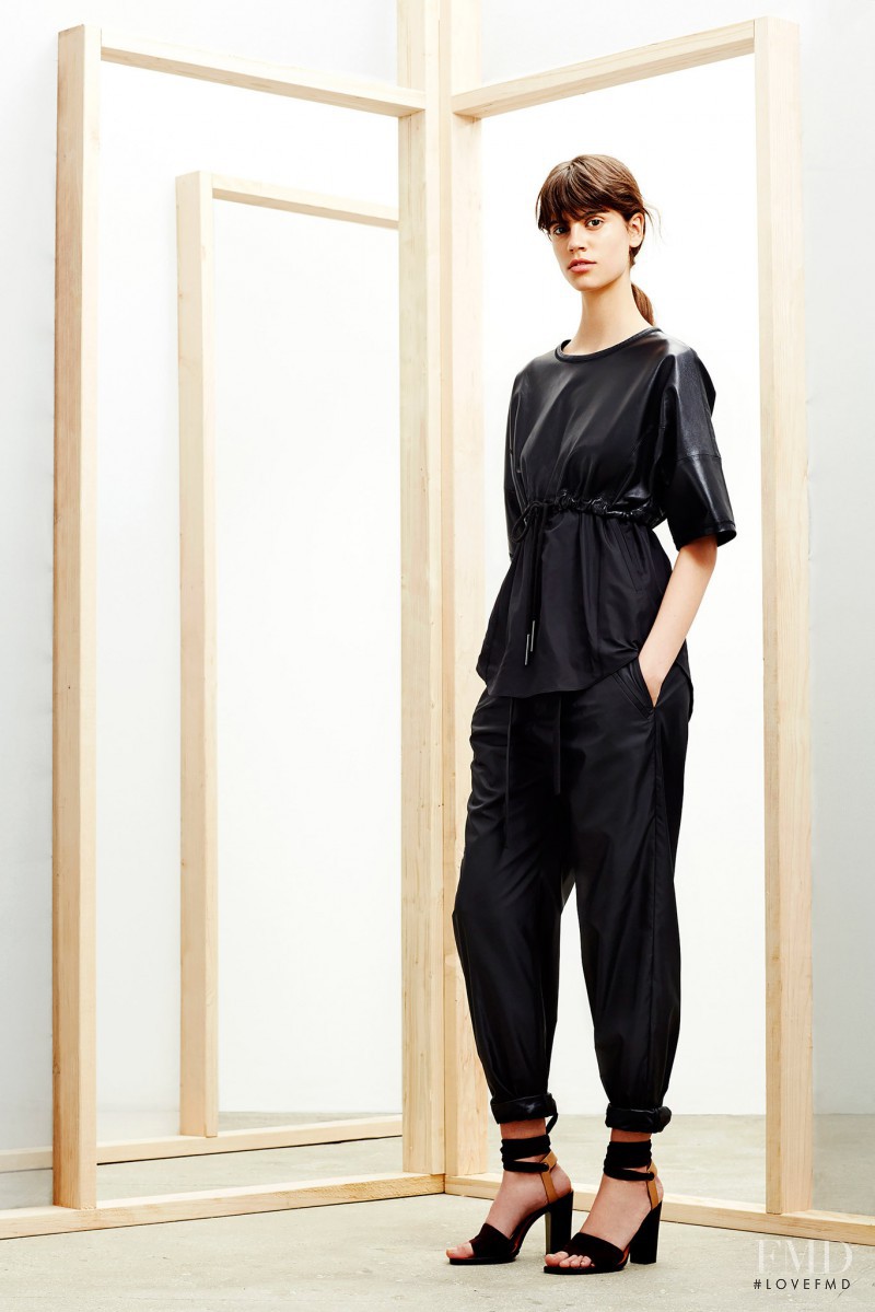 Antonina Petkovic featured in  the Derek Lam 10 Crosby fashion show for Resort 2015