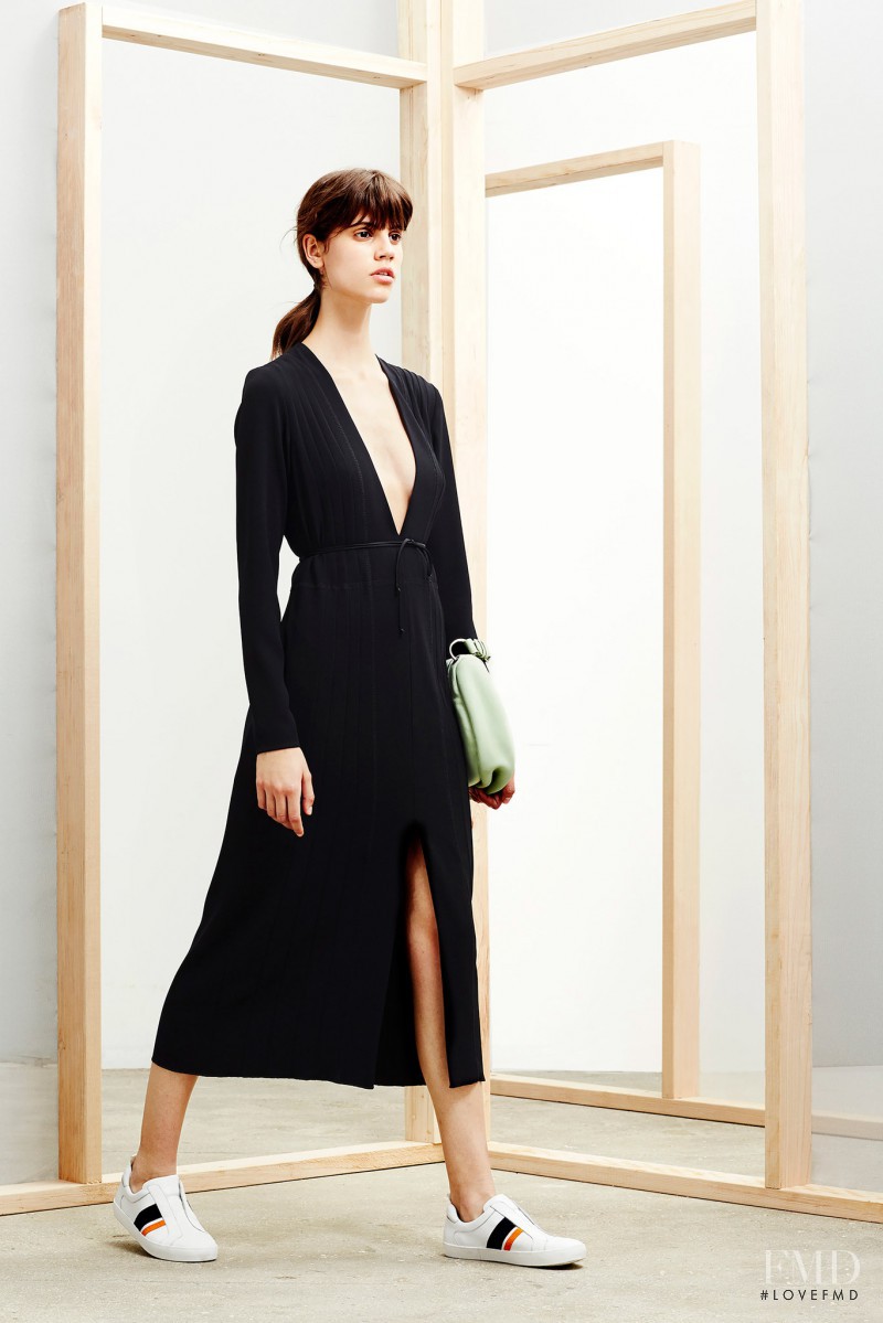 Antonina Petkovic featured in  the Derek Lam 10 Crosby fashion show for Resort 2015