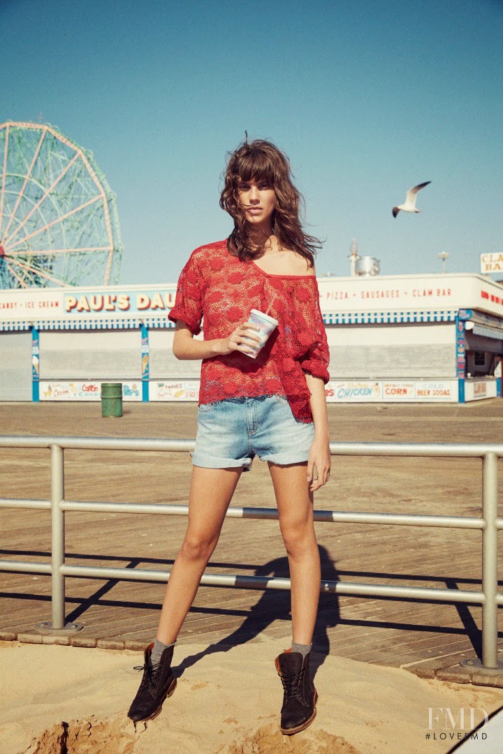 Antonina Petkovic featured in  the Masscob advertisement for Spring/Summer 2015