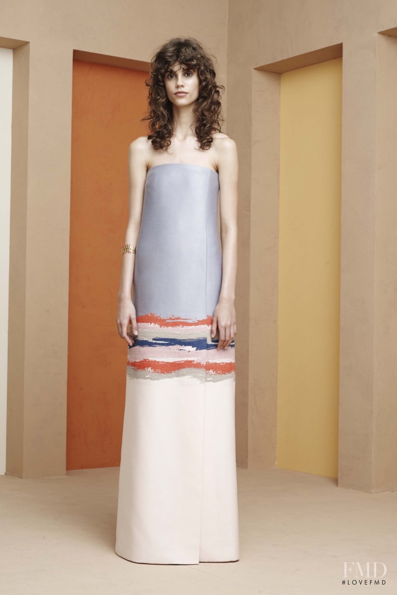 Antonina Petkovic featured in  the Tory Burch lookbook for Resort 2016