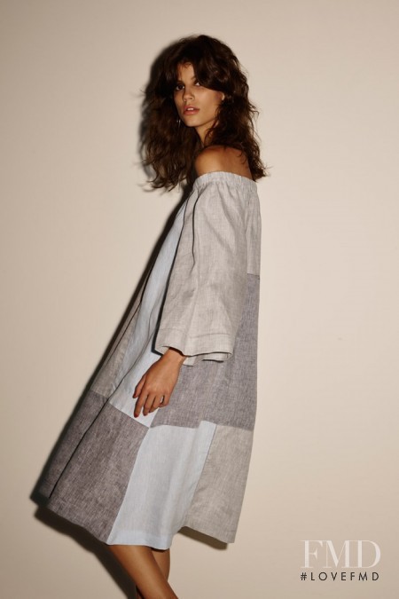 Antonina Petkovic featured in  the Lisa Marie Fernandez lookbook for Resort 2016