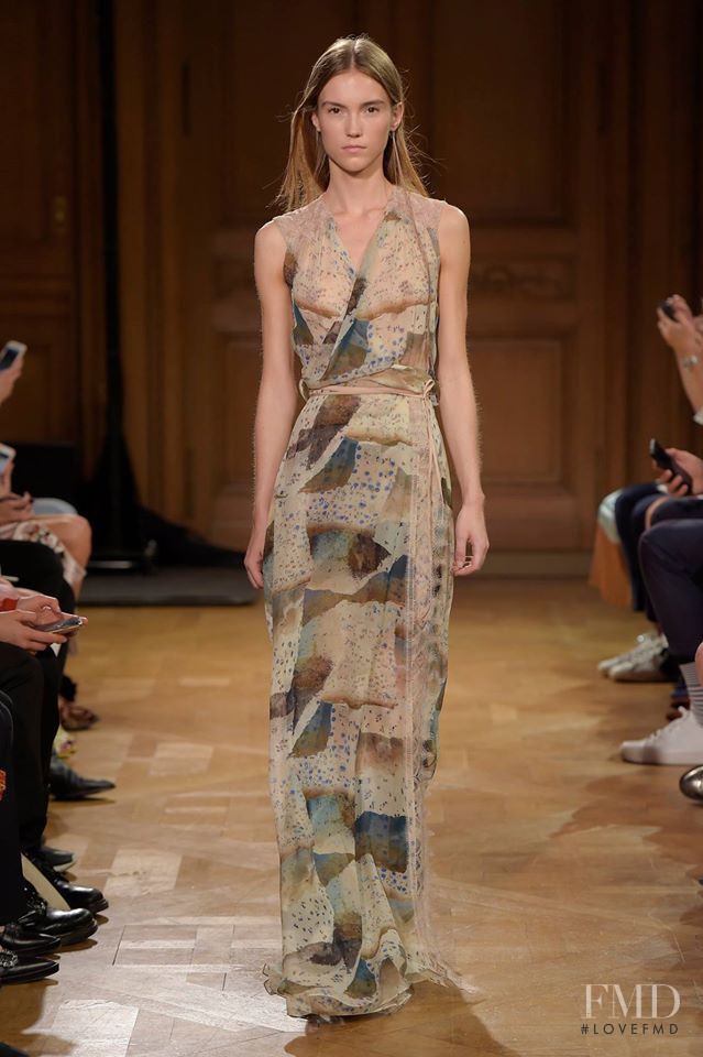 Megan Bull featured in  the Vionnet fashion show for Spring/Summer 2017