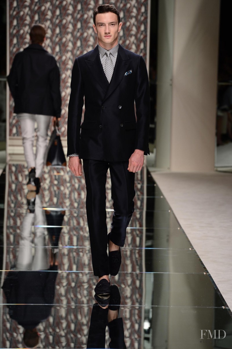 Jacob Coupe featured in  the Ermenegildo Zegna fashion show for Spring/Summer 2013