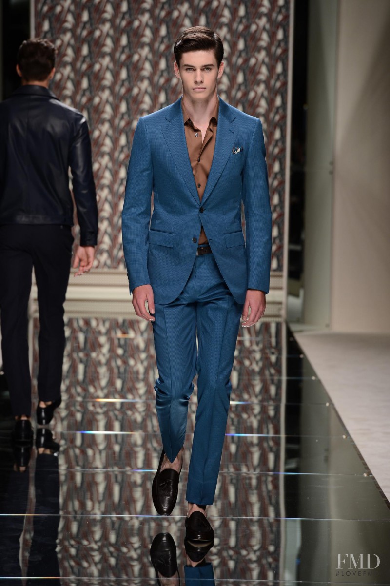 Joe Collier featured in  the Ermenegildo Zegna fashion show for Spring/Summer 2013