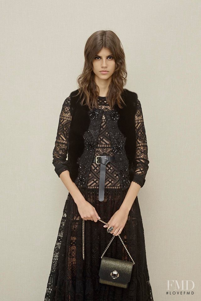 Antonina Petkovic featured in  the Elie Saab fashion show for Pre-Fall 2016