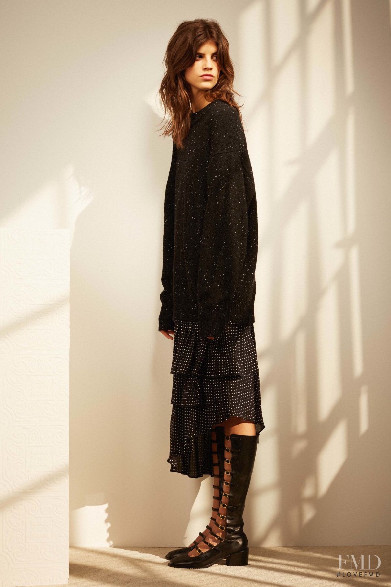 Antonina Petkovic featured in  the Tibi fashion show for Pre-Fall 2016