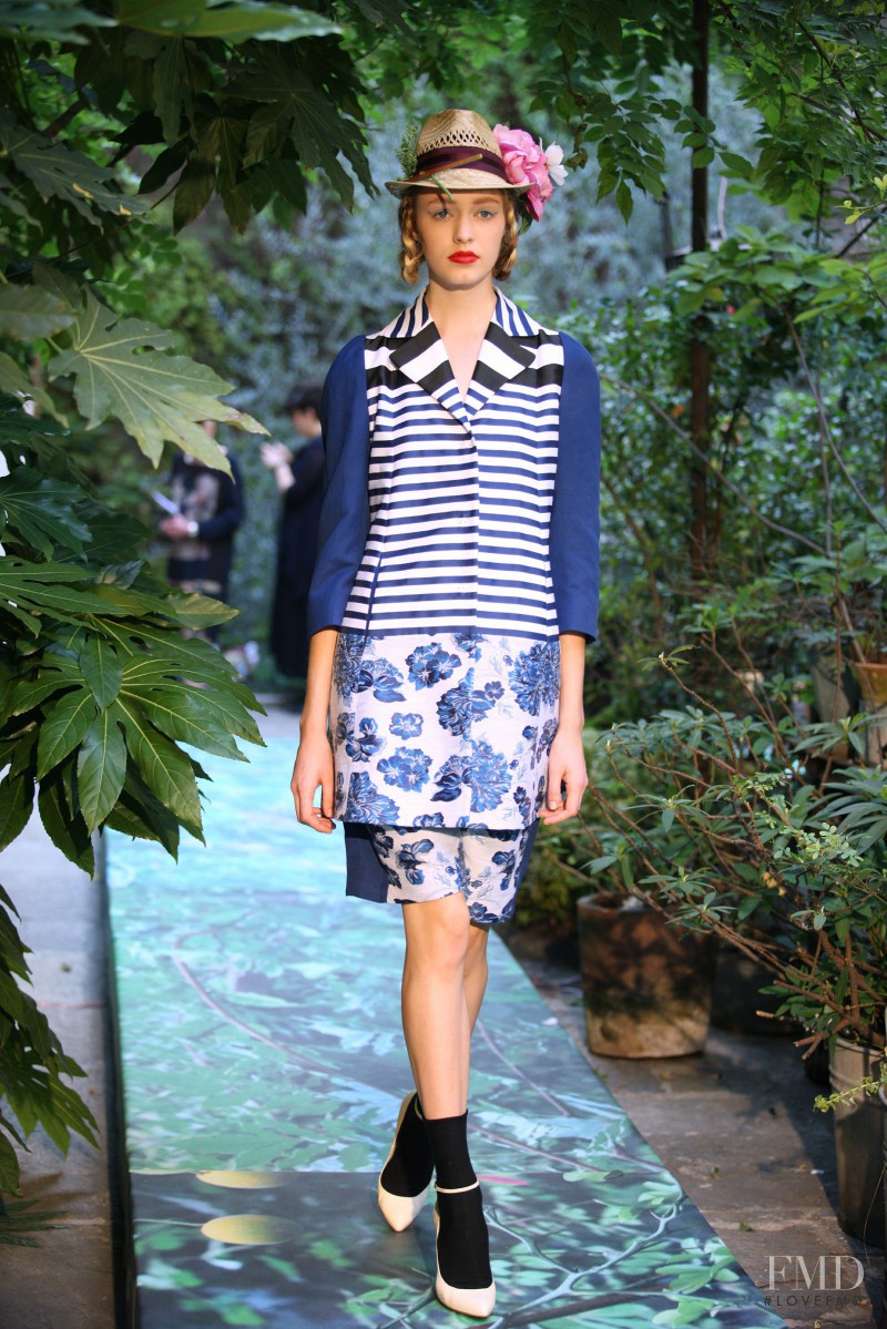 Astrid Rönnborn featured in  the I\'m Isola Marras fashion show for Spring/Summer 2014