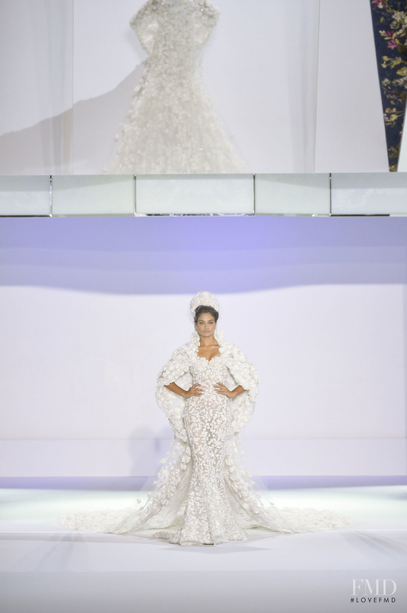 Shanina Shaik featured in  the Ralph & Russo fashion show for Autumn/Winter 2016