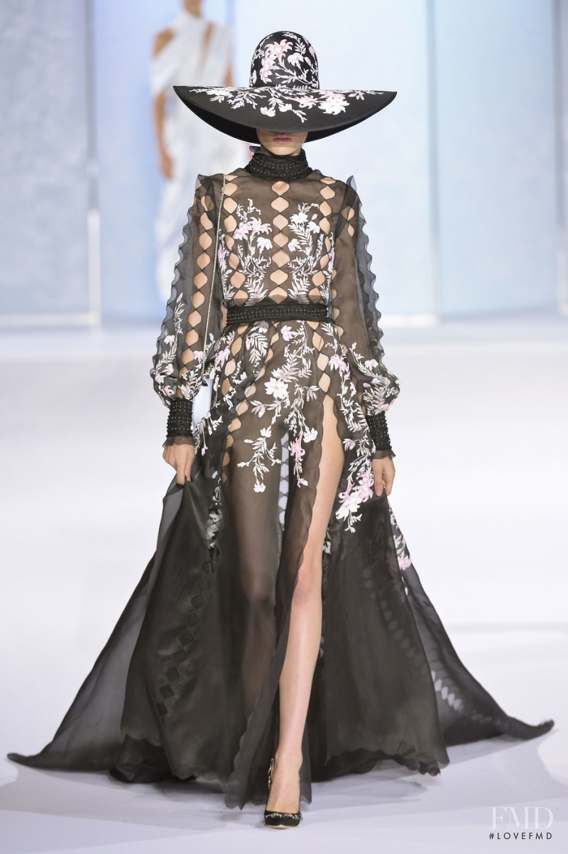 Lida Freudenreich featured in  the Ralph & Russo fashion show for Autumn/Winter 2016