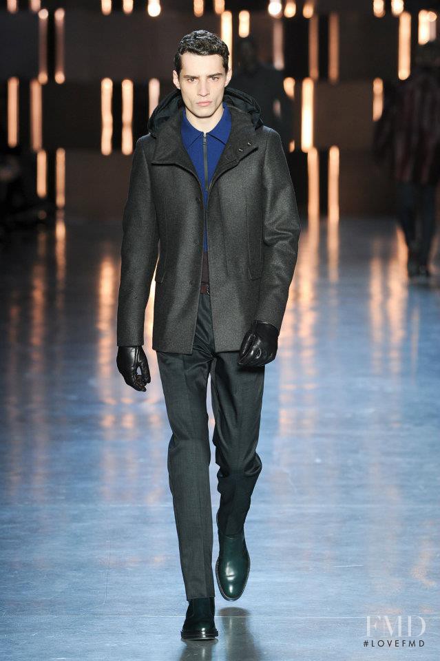 Adrien Sahores featured in  the ZZegna fashion show for Autumn/Winter 2012