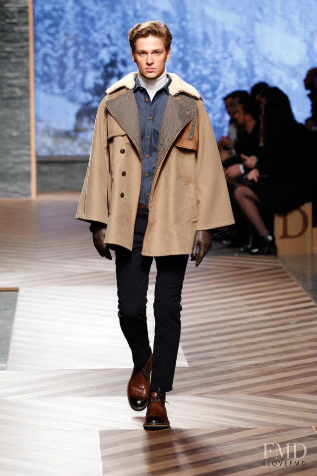 Lucas Mascarini featured in  the Ermenegildo Zegna fashion show for Autumn/Winter 2012