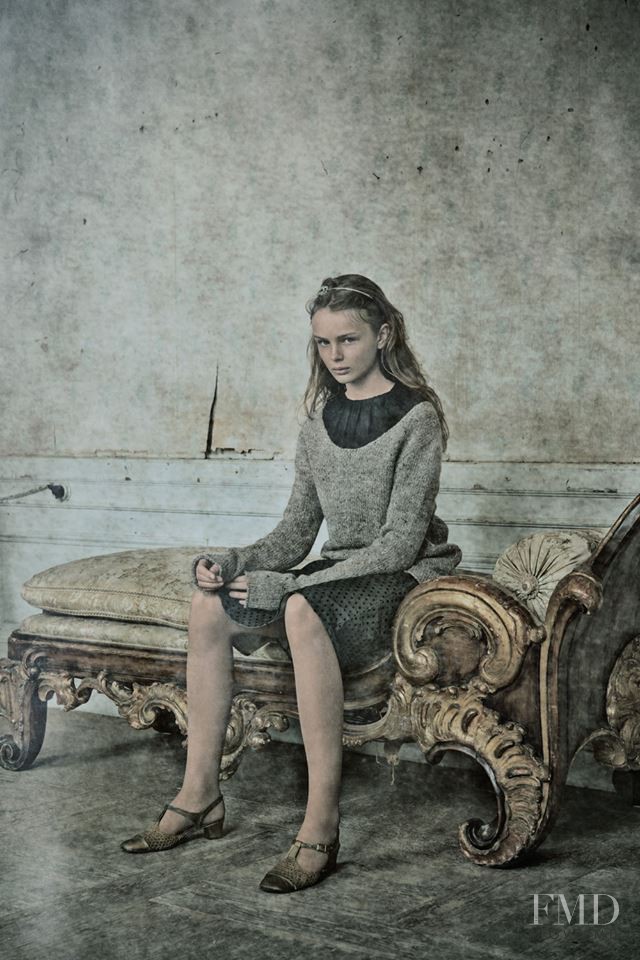 Tuva Alfredsson Mellbert featured in  the Nygårdsanna advertisement for Autumn/Winter 2013