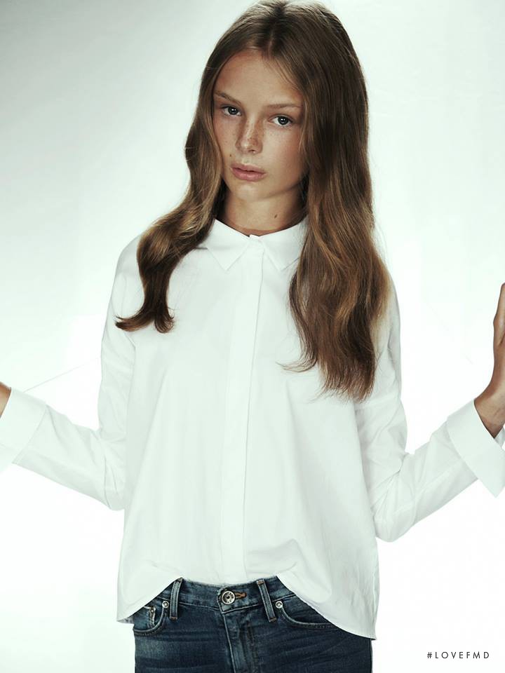 Tuva Alfredsson Mellbert featured in  the STRÖM lookbook for Spring/Summer 2014