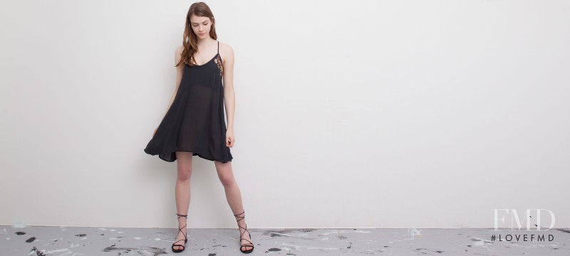 Xannie Cater featured in  the Pull & Bear lookbook for Spring/Summer 2015