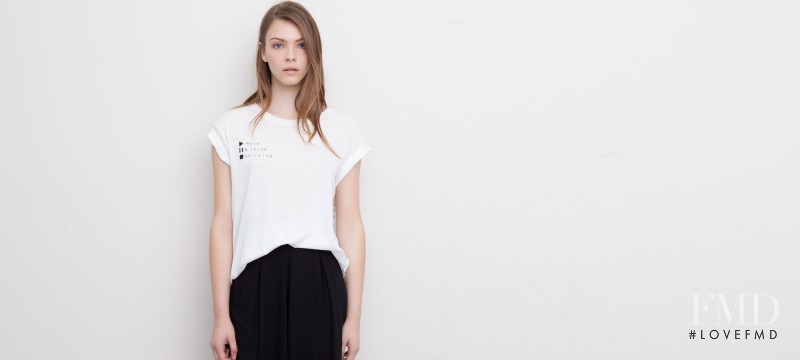 Xannie Cater featured in  the Pull & Bear lookbook for Spring/Summer 2015