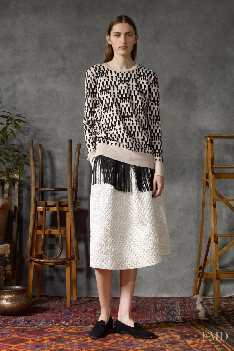Zoe Huxford featured in  the Osman by Osman Yousefzada fashion show for Pre-Fall 2015