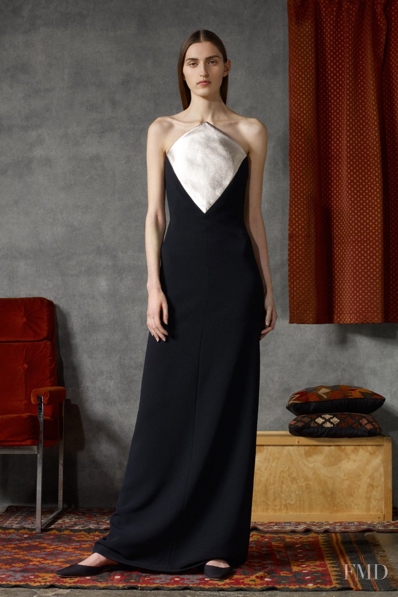 Zoe Huxford featured in  the Osman by Osman Yousefzada fashion show for Pre-Fall 2015