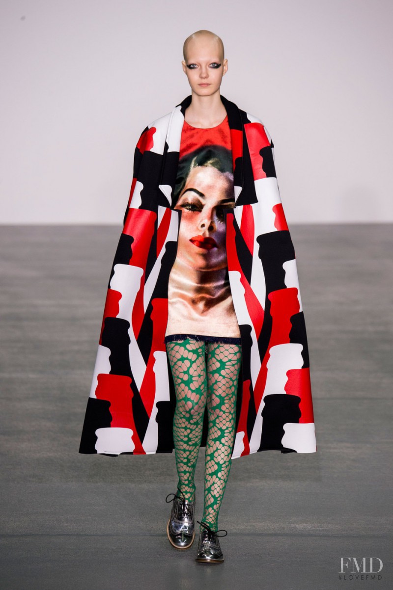 Yana Dobroliubova featured in  the Fyodor Golan fashion show for Autumn/Winter 2016