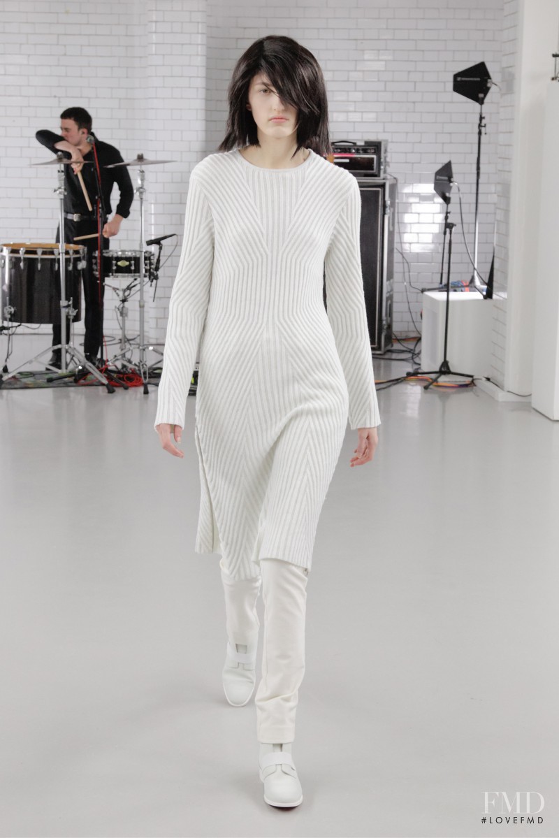 Zoe Huxford featured in  the Todd Lynn fashion show for Pre-Fall 2015