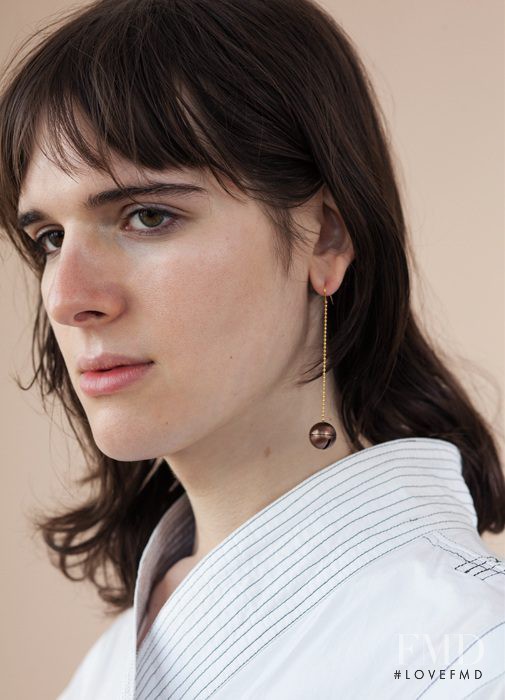 Hari Nef featured in  the Vejas lookbook for Autumn/Winter 2016