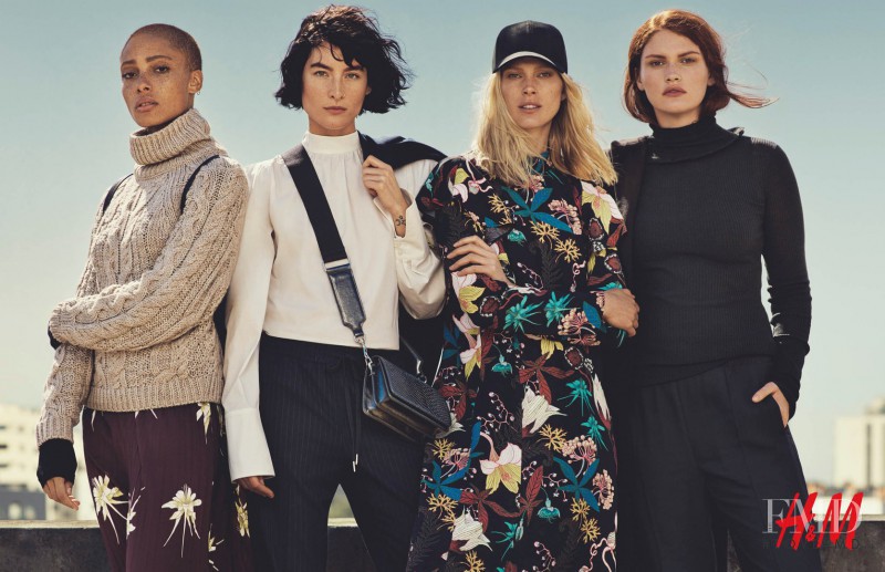 Adwoa Aboah featured in  the H&M advertisement for Fall 2016