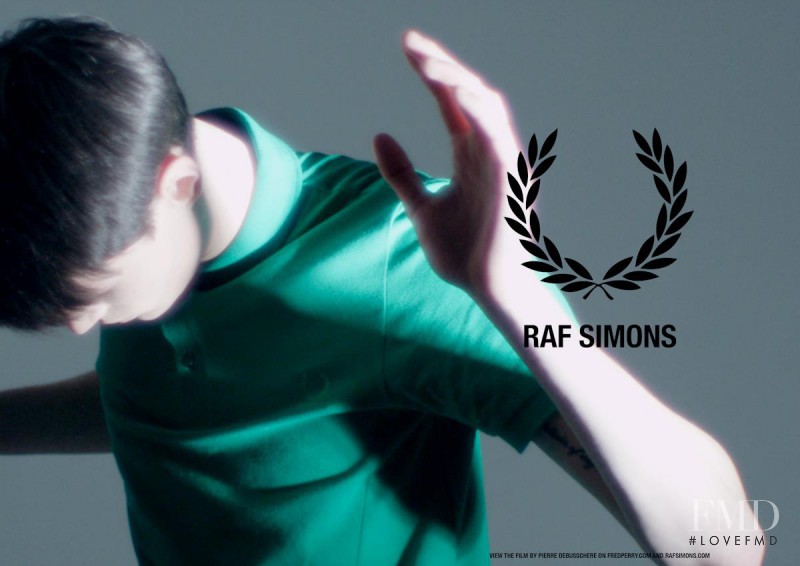 Fred Perry x Raf Simons advertisement for Spring/Summer 2013