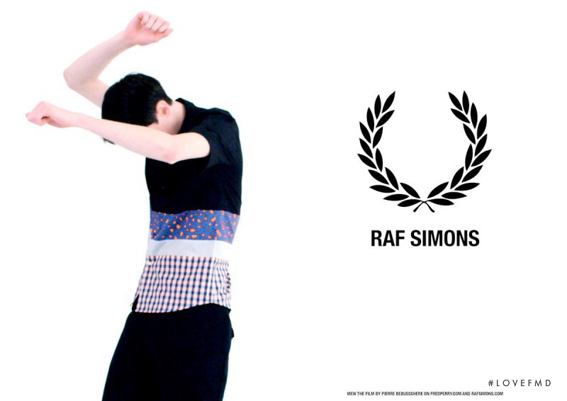 Fred Perry x Raf Simons advertisement for Spring/Summer 2013