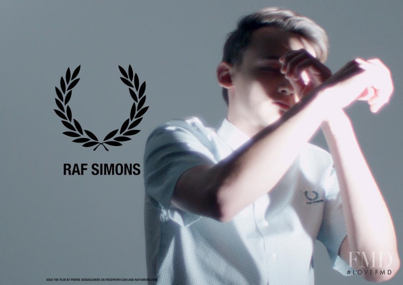 Fred Perry x Raf Simons advertisement for Spring/Summer 2013