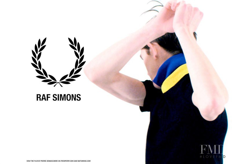 Fred Perry x Raf Simons advertisement for Spring/Summer 2013