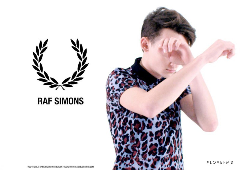 Fred Perry x Raf Simons advertisement for Spring/Summer 2013