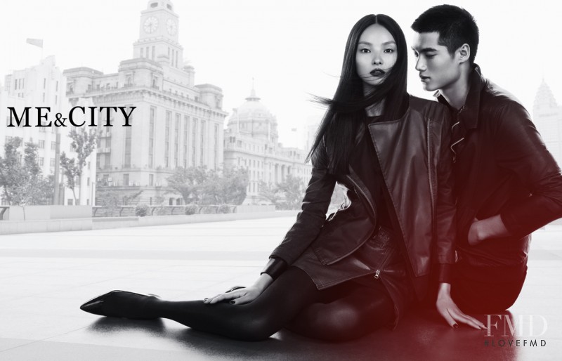 Miao Bin Si featured in  the Me & City advertisement for Autumn/Winter 2012