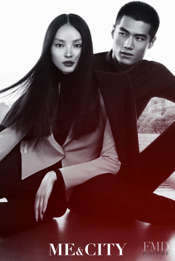Miao Bin Si featured in  the Me & City advertisement for Autumn/Winter 2012