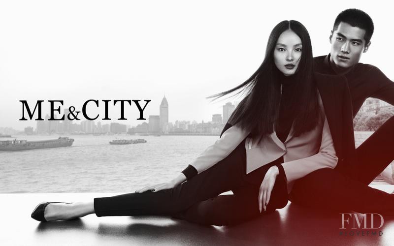 Miao Bin Si featured in  the Me & City advertisement for Autumn/Winter 2012
