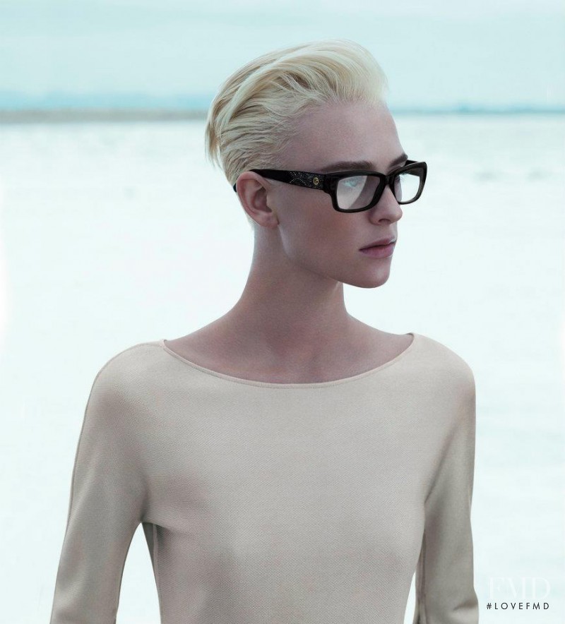 Milou van Groesen featured in  the Giorgio Armani advertisement for Spring/Summer 2012