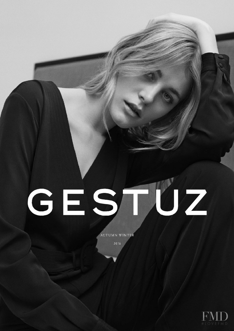Erika Pattison featured in  the Gestuz lookbook for Autumn/Winter 2016
