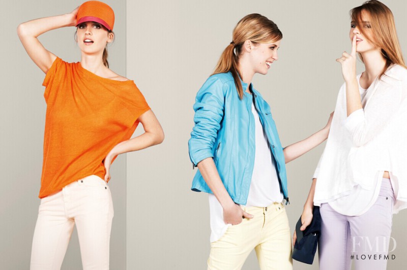 Sara Steiner featured in  the Stefanel lookbook for Spring/Summer 2013