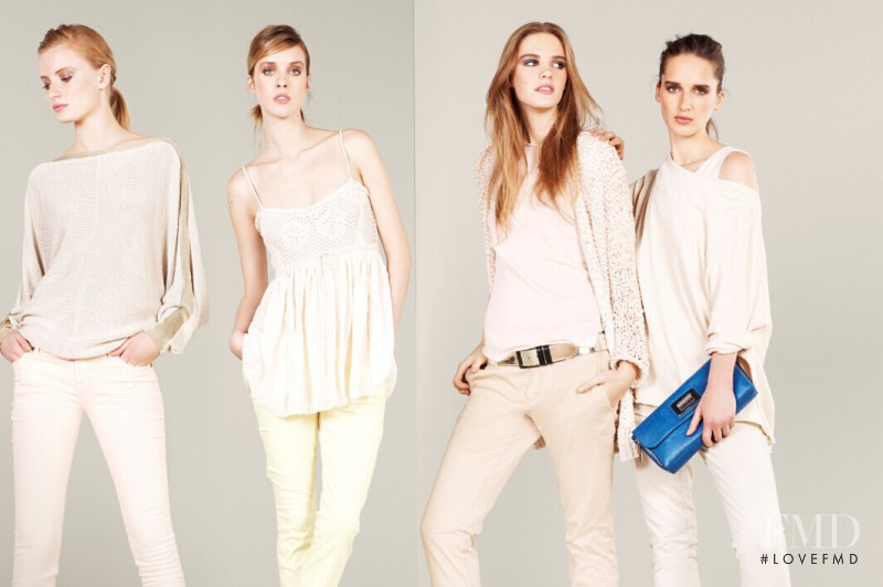 Sara Steiner featured in  the Stefanel lookbook for Spring/Summer 2013