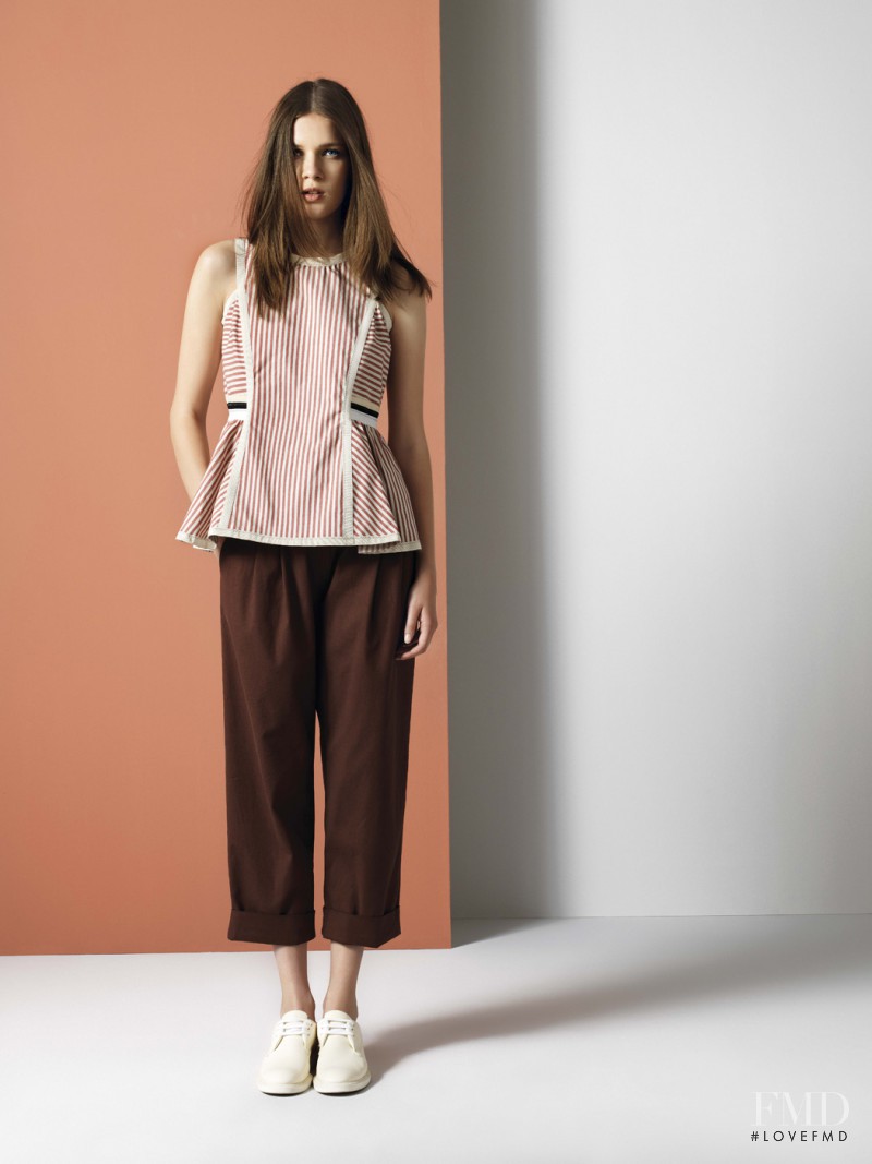 Alicia Tostmann featured in  the Ivories lookbook for Spring/Summer 2015