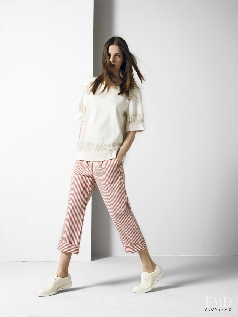 Alicia Tostmann featured in  the Ivories lookbook for Spring/Summer 2015